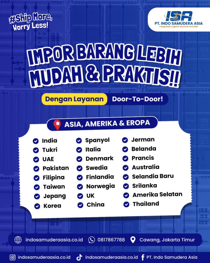 Jasa impor door to door dari Korea