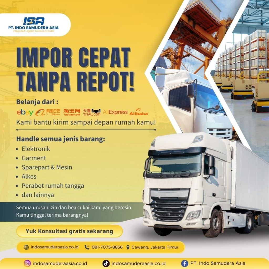 jasa pengiriman barang dari Italia ke Indonesia