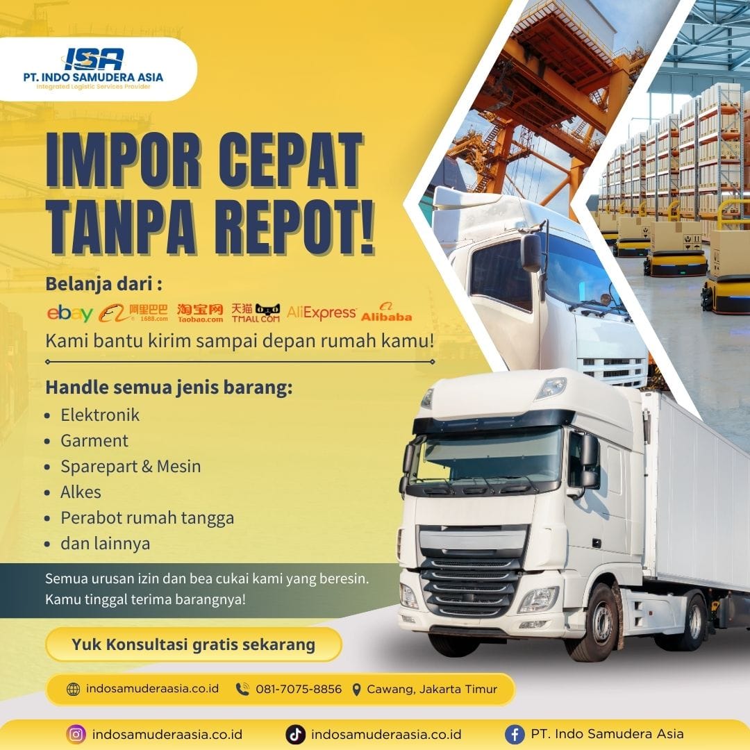 jasa pengiriman barang dari Italia ke Indonesia
