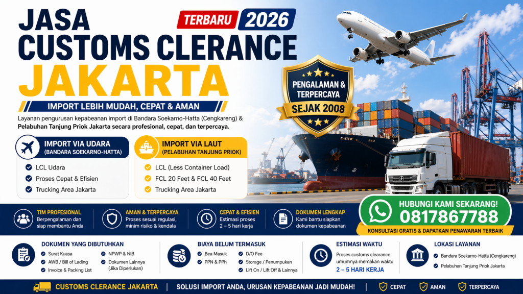 jasa customs clearance impor jakarta